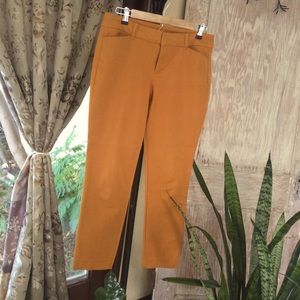 High-Waisted Straight Ankle Pant